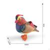 Simulation Bird Figurine Garden Statue Lovebird Figure Animal Sculpture for Party