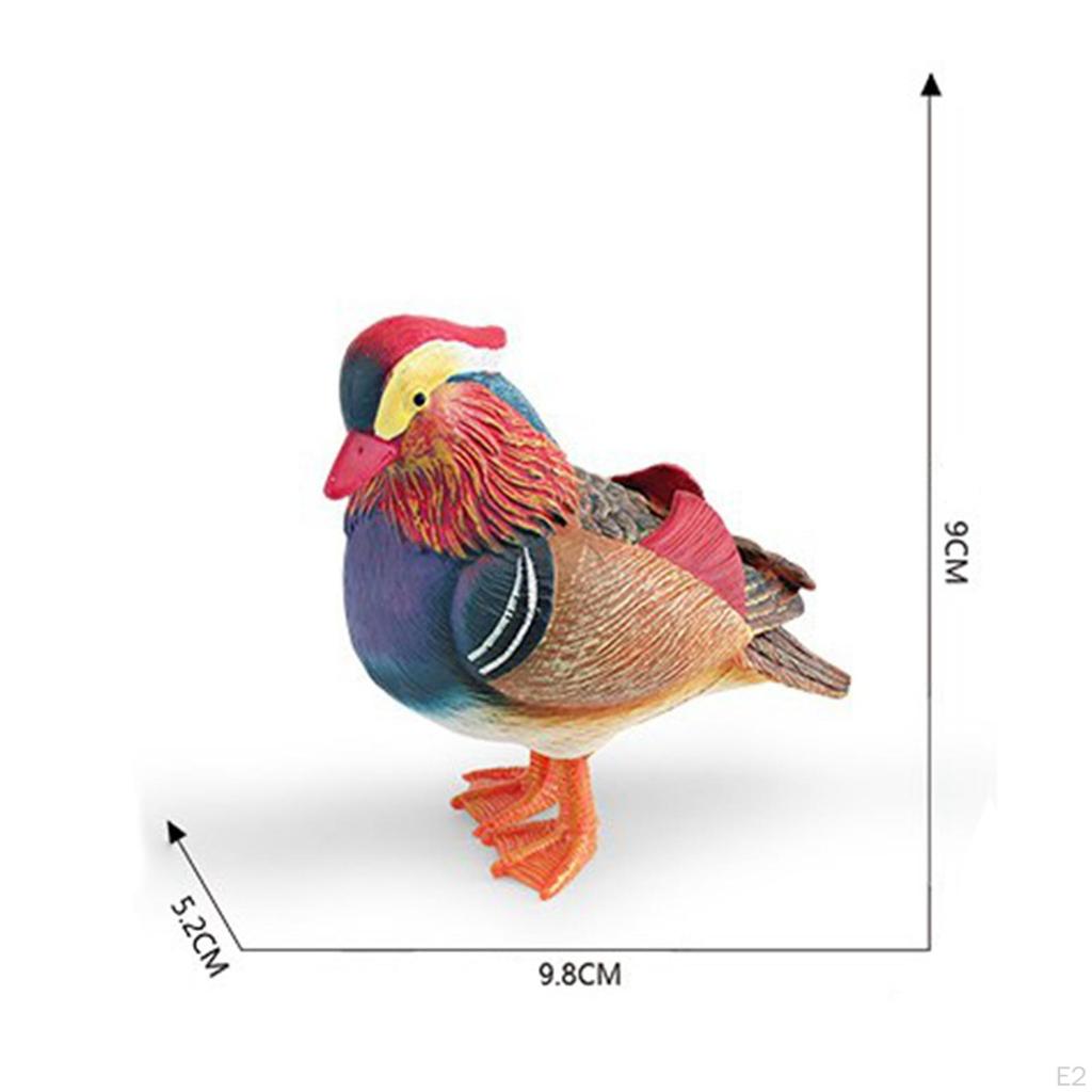 Simulace Ptačí figurka Zahradní socha Hrdlička postava Socha zvířete na párty