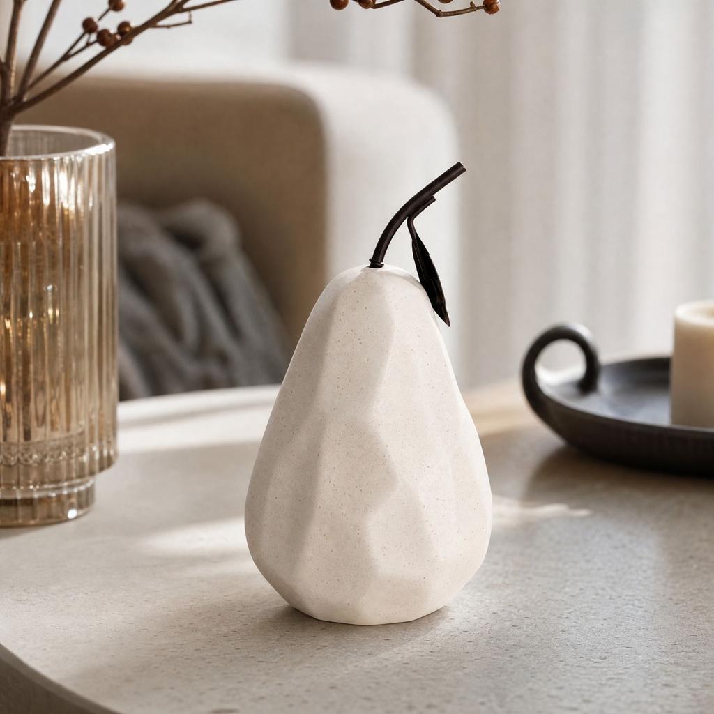 Wabi-Sabi Geometric Decor Figurine for Home Shelf and Table
