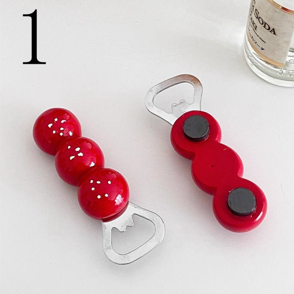 

Cute Beer Opener Candied Haws Bottle Opener Home Decor Refrigerator Magnets Home 1