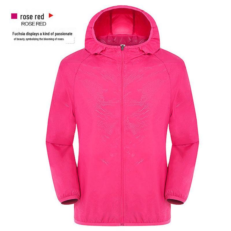 Unisex UV Protection Windbreaker - Customizable Logo