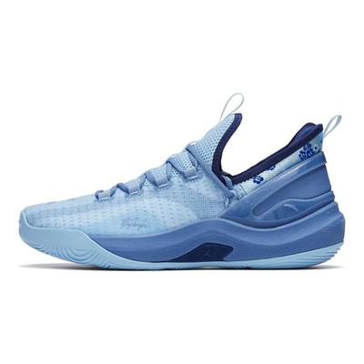 KT Fashion Fabric Slip Resistant Abrasion Resistant Low Top Basketball Shoes Men's Blue 112321606-2