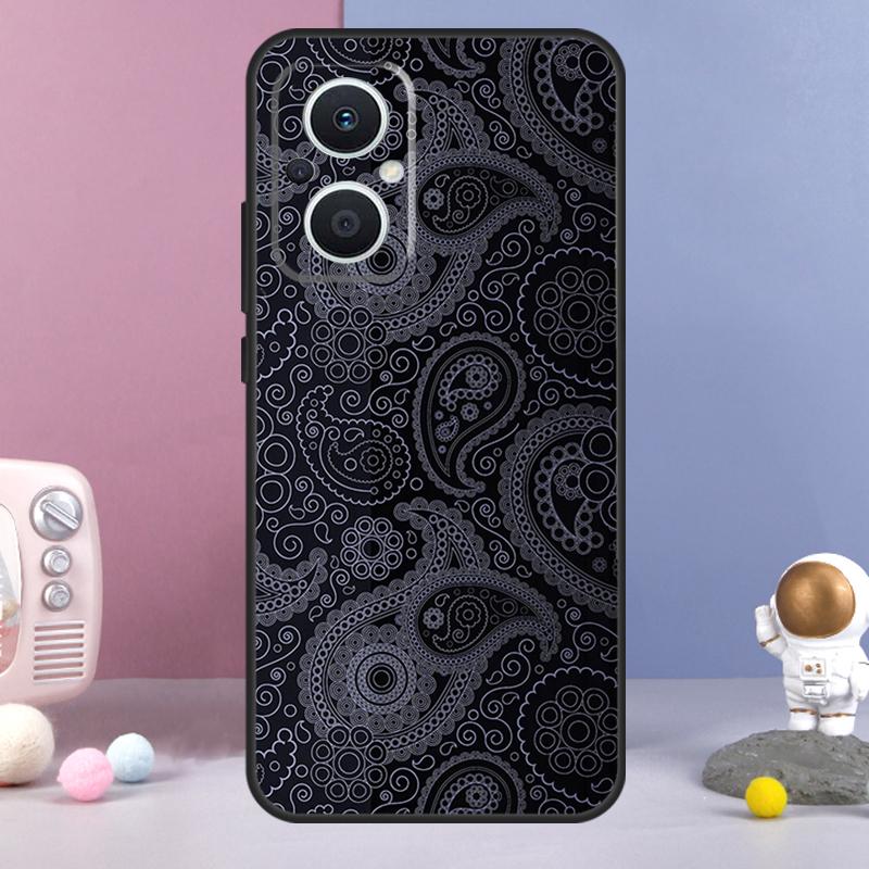 Paisley Pattern Funda For OPPO Reno 12 F 11F 13F 14F 10 11 13 14 Pro 7 8 Lite OPPO Find X9 X6 X5 X8 Pro Case