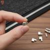 Zipper Stopper Metal Repair Kit 10PCS Tailor Sewing Tools Open End Bottom Zip Fix For Clothes Bags DIY Repair Crafting Set