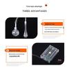 LED Bubble Ball Water Drop Colorful Outdoor String Lights, Battery/USB Powered for Camping & Festival Decorations