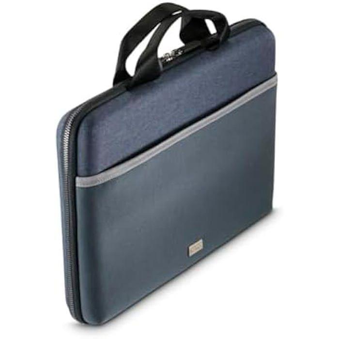 Étui rigide pour ordinateur portable - hama - 16,2 pouces - noir - poche avant spacieuse - doublure matelassée