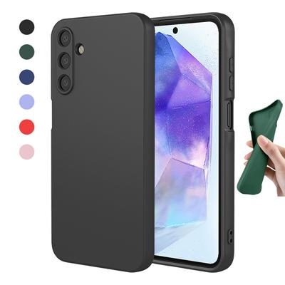 Elastyczna silikonowa obudowa z płynem do Samsung Galaxy S24 Ultra S23 FE S22 Plus 5G 4G ochronna obudowa zderzaka Fundas Coque Shell Capa