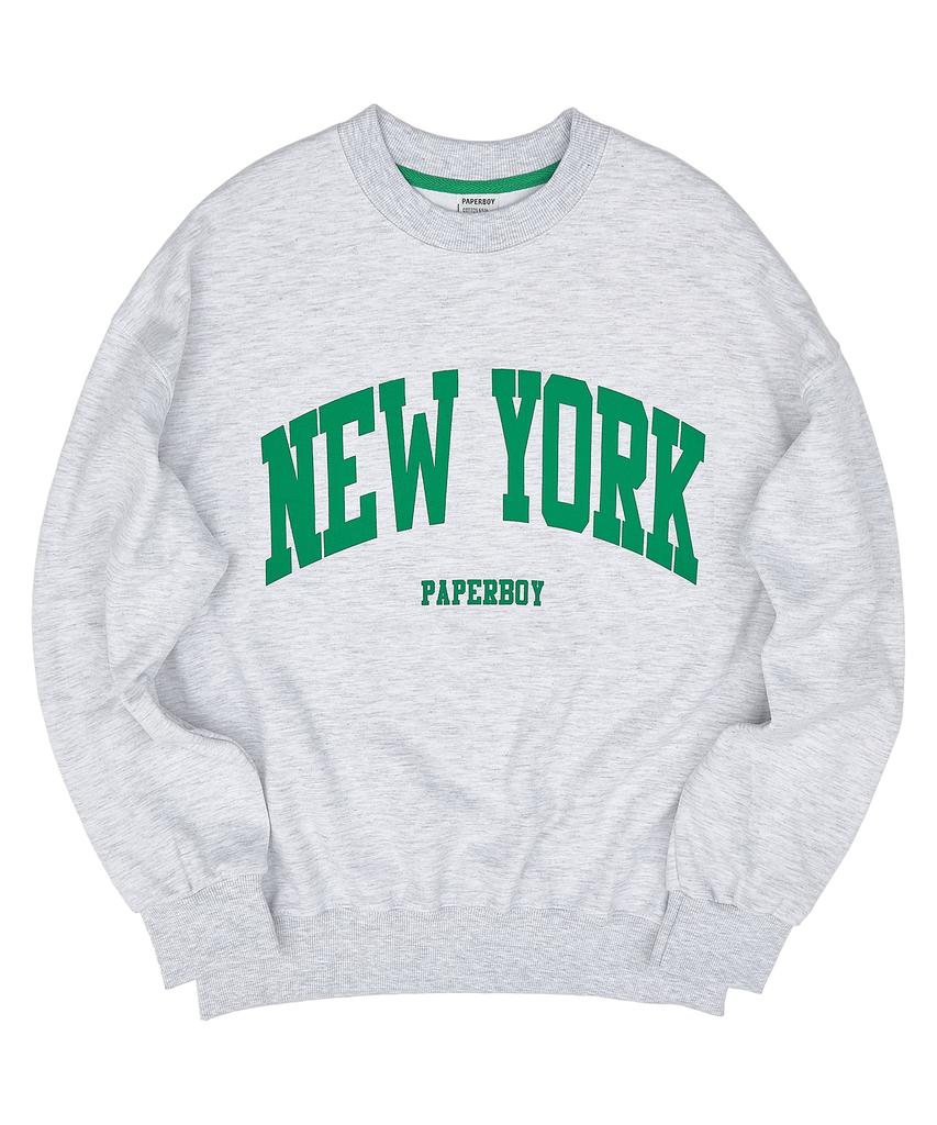 PAPERBOY Basic New York Sweatshirt - Black