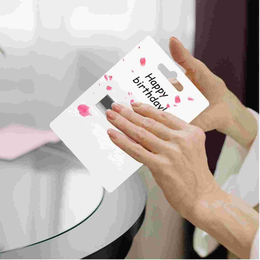 30Pcs Transparent Lip Balm Cash Bag Plastic Card Holder Diy Dome Clear Pouches Money Gift Boxes Packaging Travel Ganizer Gift