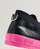 Baskets Basses en Caoutchouc Novesta Noir/Rose