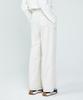 DEPASION Stitch Point Wide Fit Pants (Ivory)