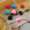 Colorful Adult Silicone Heart Anti-Slip Eyeglasses Holder Ear Grip Hooks Sports Temple Tips Ear Hooks Glasses Straps