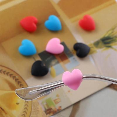 Colorful Adult Silicone Heart Anti-Slip Eyeglasses Holder Ear Grip Hooks Sports Temple Tips Ear Hooks Glasses Straps