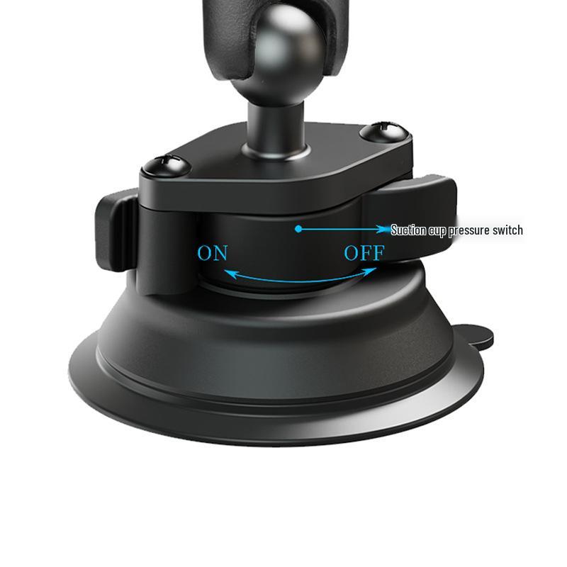 Auto-Halterung Kugelkopf Stabilisator: Handyhalterung mit Vakuum-Saugnapf für Fotografie, Navigation und Windschutzscheiben-Nutzung