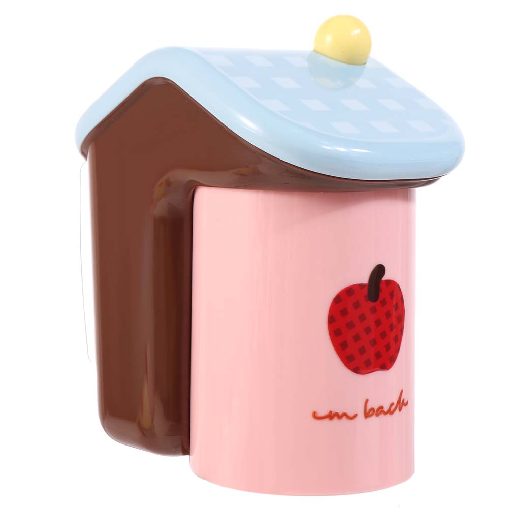 Wall Mounted Mouthwash Cup Holder Magnetic Inverted Drain Holder Toothbrush Storage Rack  Bathroom