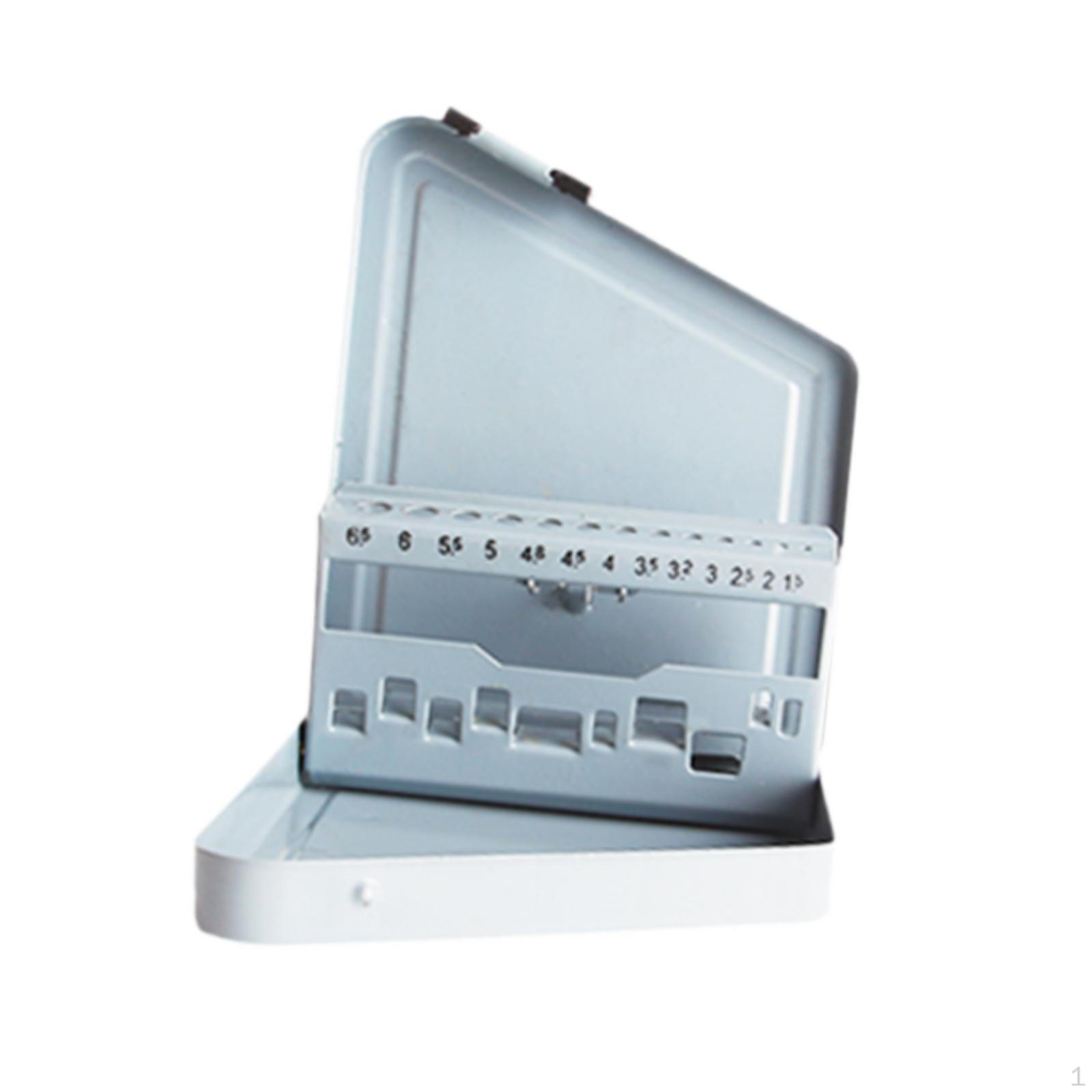 

Кейс-держатель для сверл для удобной организации, Металлический ящик для хранения бит 13 Slots