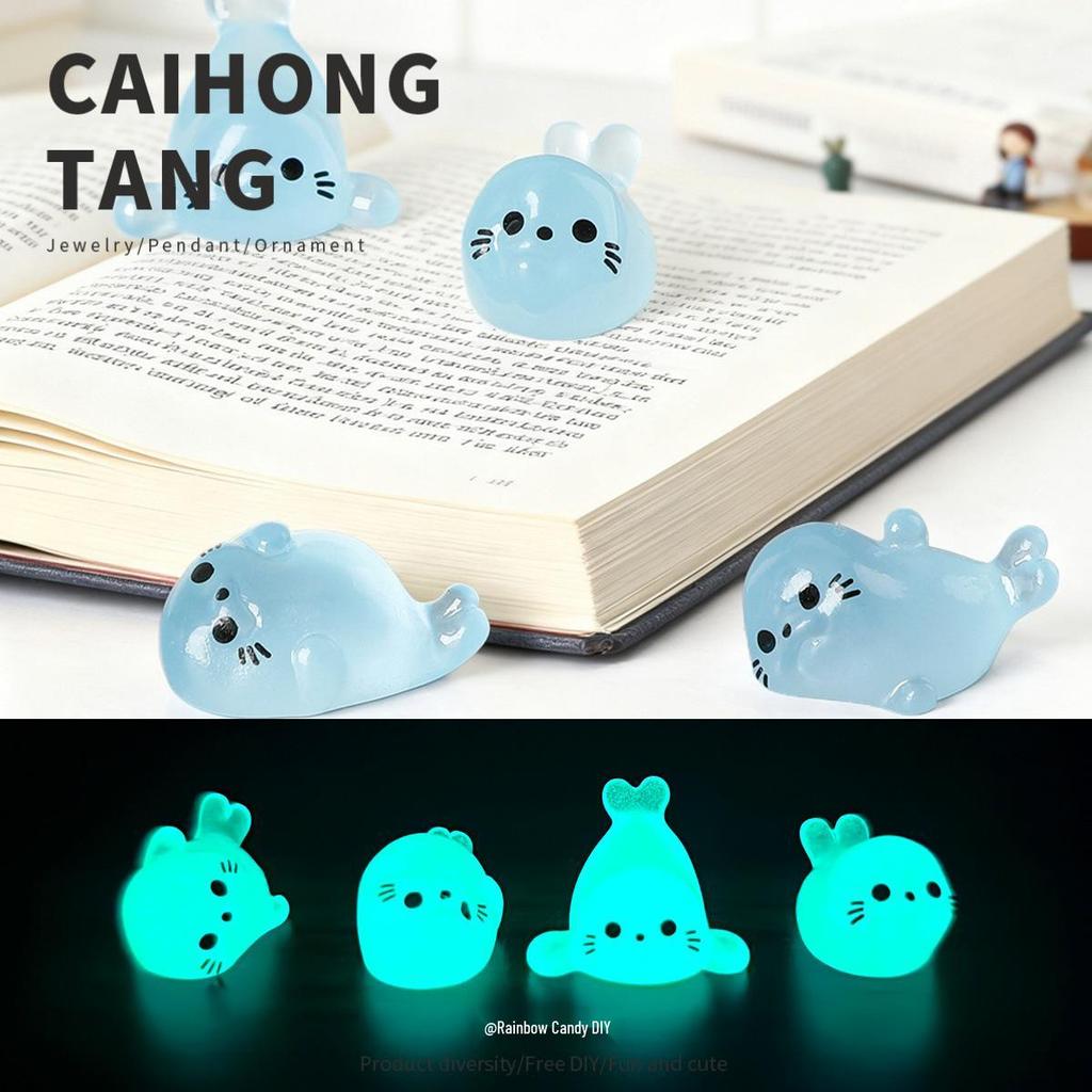 New DIY Creative Miniature Luminous Baby Seal Ornament