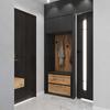 WOTAN LOFT GRAY OAK SHOE CABINET 60 CM