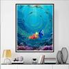 Disney 5D DIY Diamond Painting Finding Nemo Turtle Ocean Current Illustration Embroidered Mosaic Cross Stitch Home Decor Gifts and Crafts