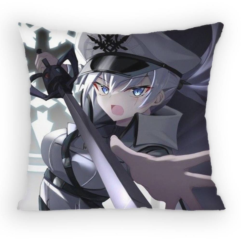 RWBY ICE Queendom Weiss Schnee Pillow Case Sofa Living Room for Bedroom Car Headboard Backrest Cushion Square Cushion Nap Time