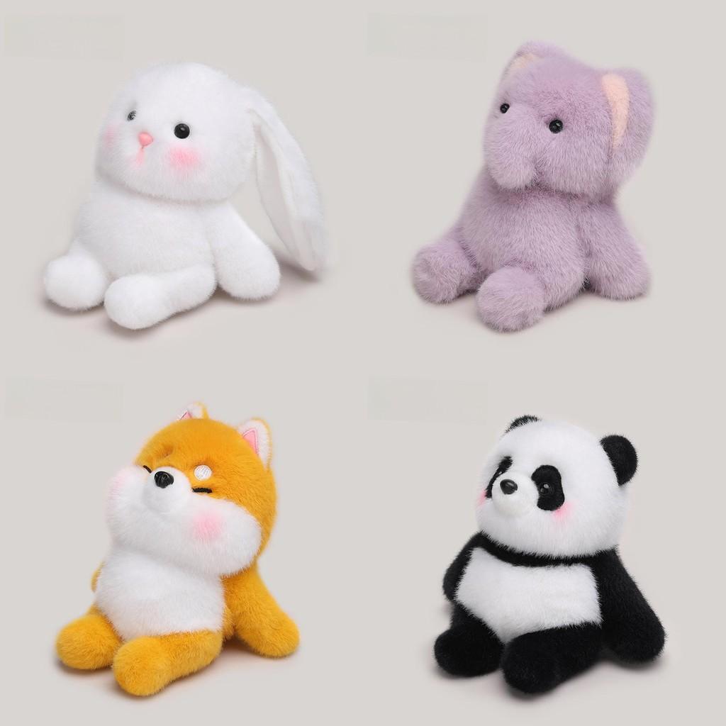 Plush Cute Cartoon Toys Rabbit Comfortable Fabric Phone Pocket Children Gift