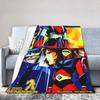 UFO Robot Grendizer Blankets Fleece Spring/Autumn   Multifunction Warm Throw Blanket for Bed Couch Quilt