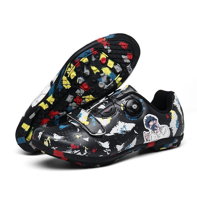 

Летне-осенние новые велотуфли с замками, силовые туфли для шоссейного велосипеда, кроссовки для горного велоспорта на жесткой подошве 39