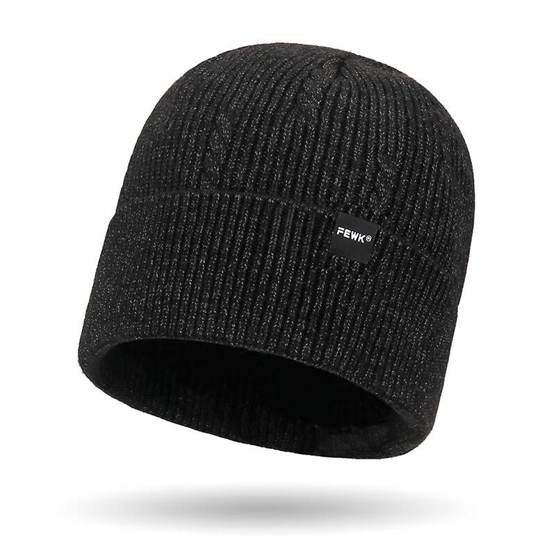 ZHENYUEQI Winter Ear Protection Knit Beanie Hat One Size