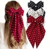 Women's Polka Dot Bow Hair Clips, Fashionable Cute Hair Accessories for the Back of the Head, Suitable for Afternoon Tea, Mother