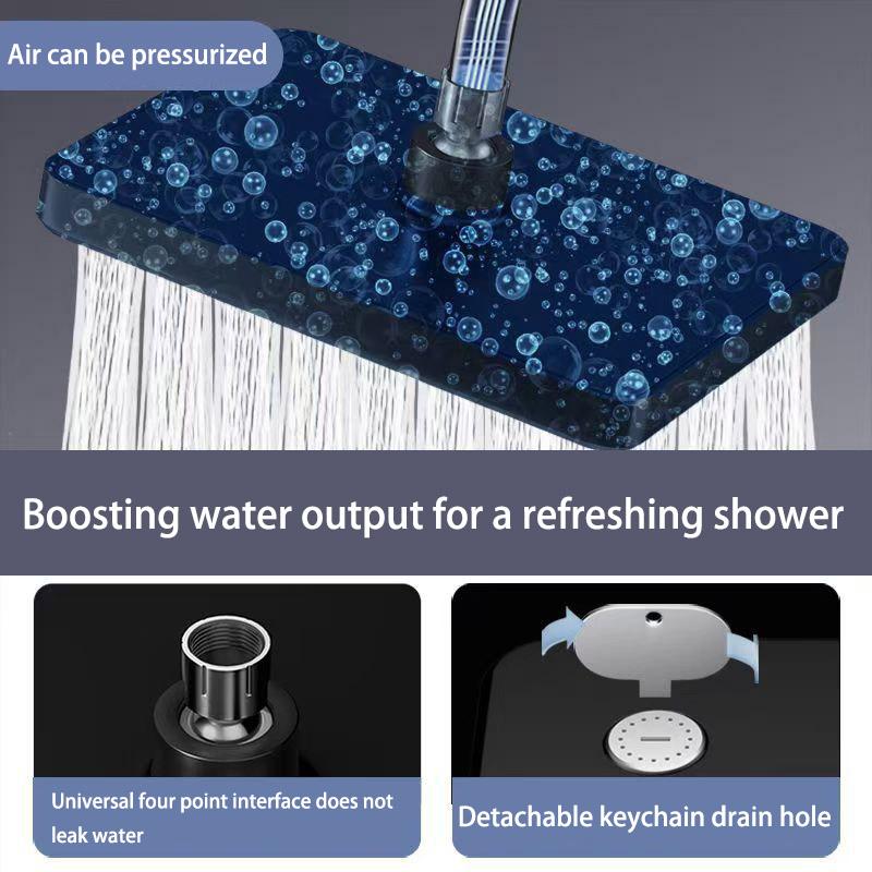 Shower Top Spray Large Water High-pressure Nozzle Pressurized Bath Bathroom Shower Head Small Waist Shower Set Universal Type
