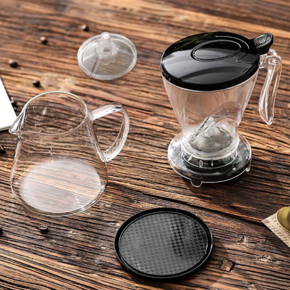 600ml Pour Over Coffee Dripper Transparent Coffee Brewer Pot Coffee Utensil Tea Infuser  Outddor
