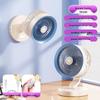 Silent Wall-Mounted & Desktop Electric Fan with Night Light and Strong Air Circulation