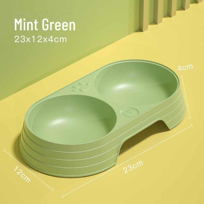 

Двойная миска для кошек с защитой от опрокидывания – миска для еды и воды с функцией автоматического наполнения мятный зеленый