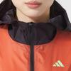 Adidas Logo Spliced Color-Block Training Casual Comfort Jacket Women Jackets Black IS0702