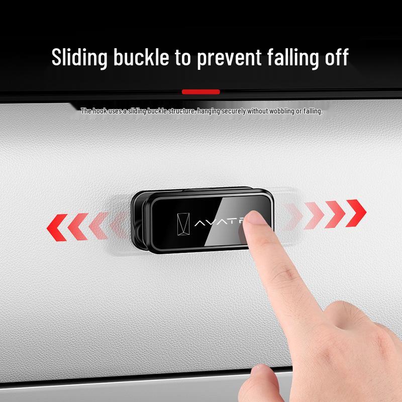 Avatr 11/07/06 Car Hook: Co-pilot Data Cable Holder - Stylish Adhesive for Men and Women