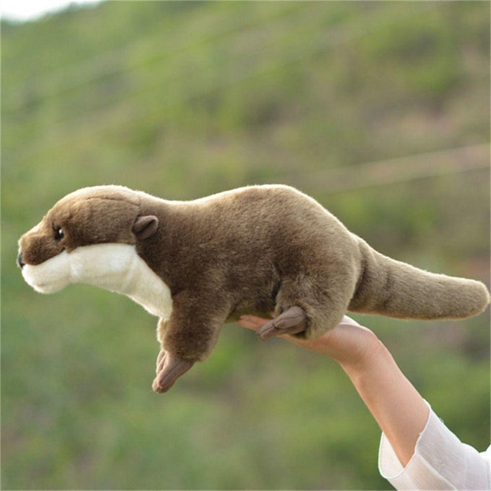 Animal Plush Toy Soft Cute 46cm Otter Stuffed Dolls Otter Plush Toy Simulation Otter Stuffed Animal