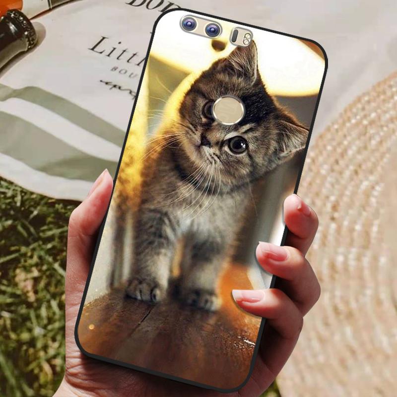 Pro Huawei Honor 8 5,2palcový kryt Silikonový zadní kryt Pouzdro na telefon pro Huawei Honor 8 Kryty Měkký nárazník coque Honor8 FRD-L19 Pouzdra