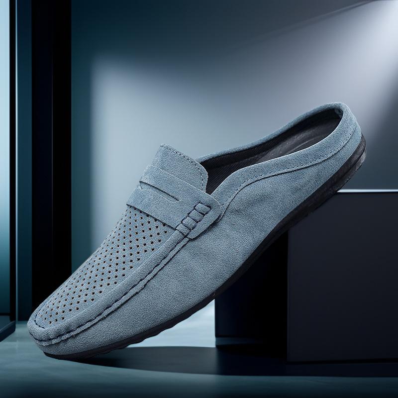 

Обувь Doudou мужская обувь осень новые мокасины мужские легкие мужские однопедальные британские дышащие повседневные полуботинки 44