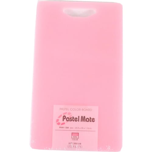 Sanyo Kasei Antibacterial Triple-Layer Cutting Board, Pastel Mate, Peach/Milk, PNW-13M, 136764