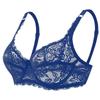 Europa und die Vereinigten Staaten Dünne Einschicht Sexy BH Volle Spitze Stahlring Cottonless BH Einstellbare Big Yards BH