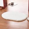 Water Absorbent Oval Plush Non-Slip Floor Mat Rug Living Room Doormat Carpet
