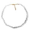 Multi-faceted Crystal Glass Crystal Choker Necklace Simple Collarbone Necklace  Women