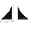 TWEK4 Car Door Corner Covers Stickers Anti Scratch Protection Decals For Mercedes Benz AMG W205 W204 W206 W213 W212 W211 W222 W221 W17