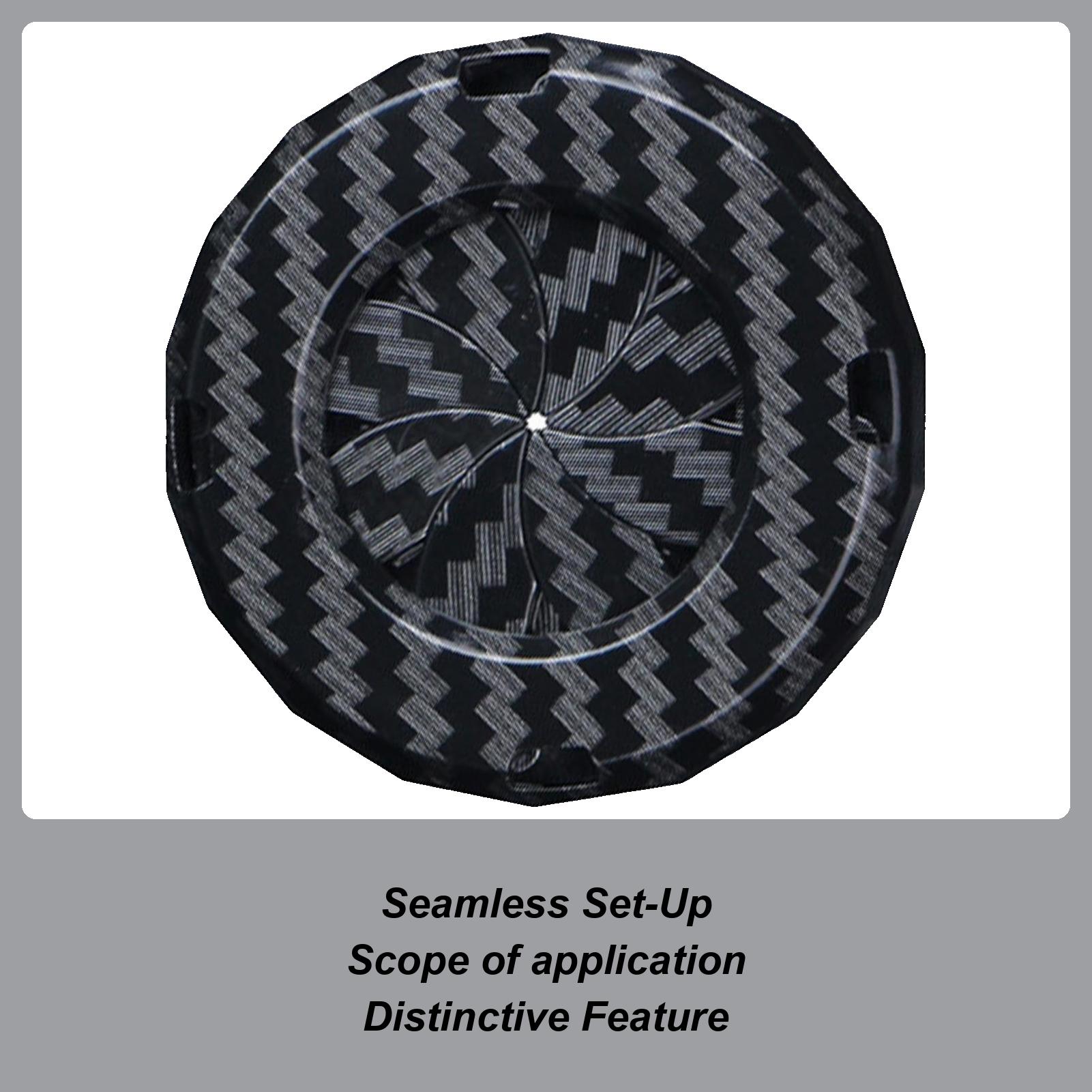 Car Start Button Cover Carbon Fiber Car Button Decoration Interior Start Stop Button Cover Car Button Decoration Protective CN