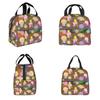 Ben And Hollys Cartoon Insulated Lunch Bag for Women Children Portable Food Boxes Thermal Lunch Box Tote