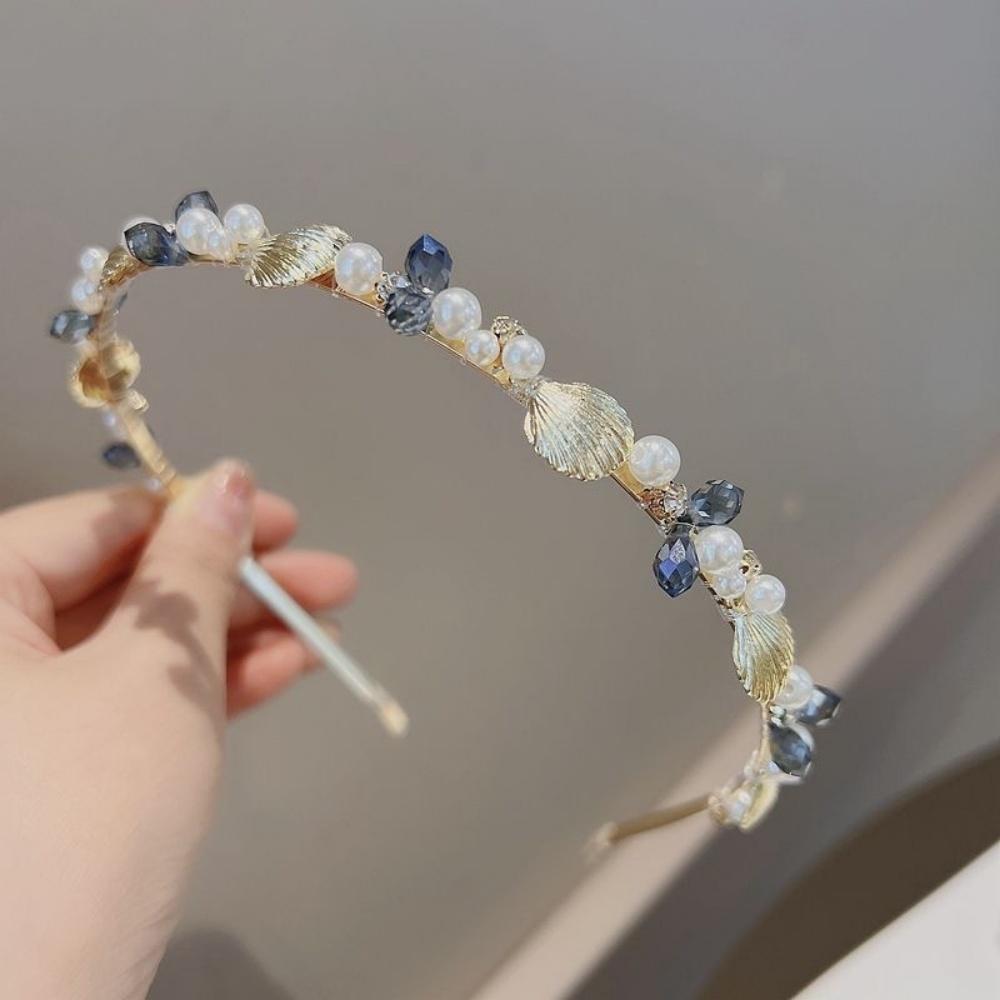 

1 Pack Ocean Style Shell Children s Headband, Fairy Style, Flower Girl Wedding / Birthday Party / Photo Shoot Styling морська мушля