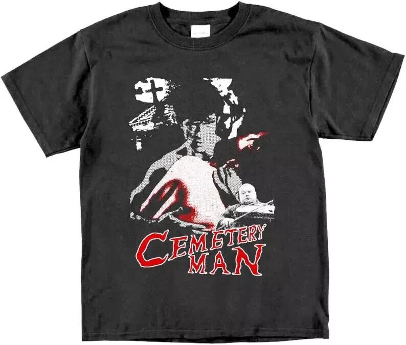 Cemetary Man Horror Movie T Shirt Vintage Halloween Goth Punk T-Shirt XXXXL