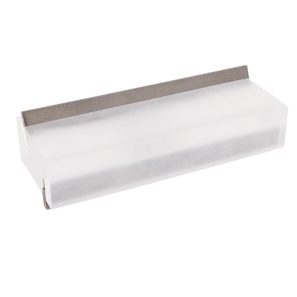 90 35 Degree Fret End Beveling File Acrylic High Carbon Steel Guitar Fret Beveling File