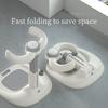 Baby standing bath device Infant child wash butt auxiliary stand foldable children's non-slip bath basin table