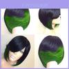 Elegant Short Mix Color Hair Wig With Natural Straight Synthetic Hair For Cosplay